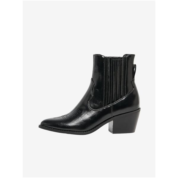 Only Black Ankle HeelEd Shoes ONLY Toby - Women