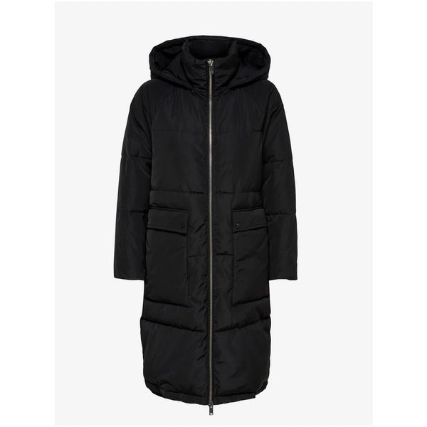 Only Black Quilted Coat ONLY Gabi - Women