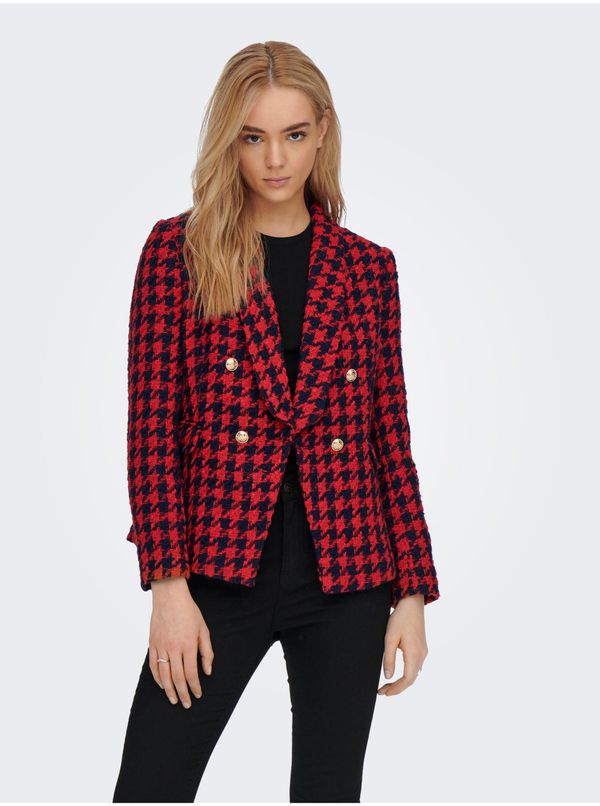Only Black-red patterned jacket ONLY Kelly - Women