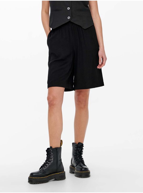 Only Black Wide Shorts ONLY Caly - Women