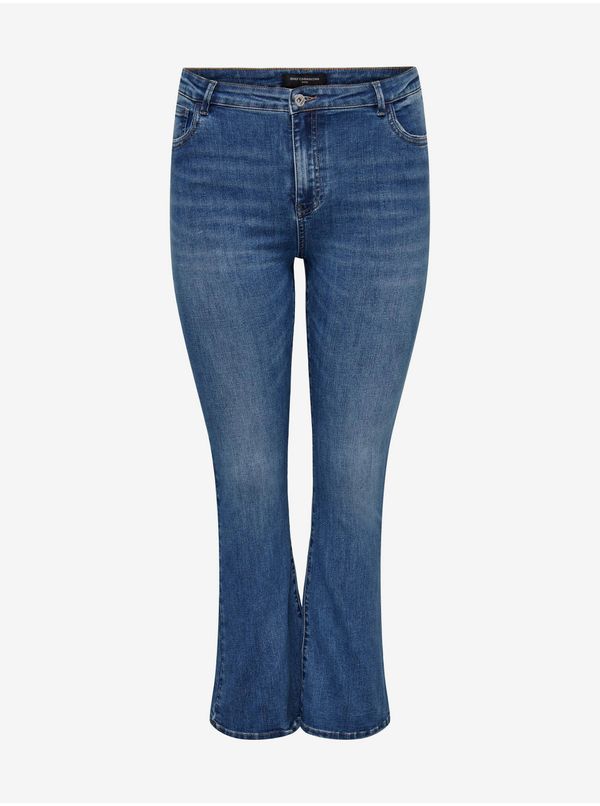 Only Blue Flared Fit Jeans ONLY CARMAKOMA Sally - Women