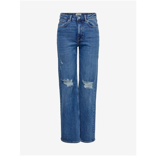 Only Blue Wide Jeans ONLY Juicy - Women