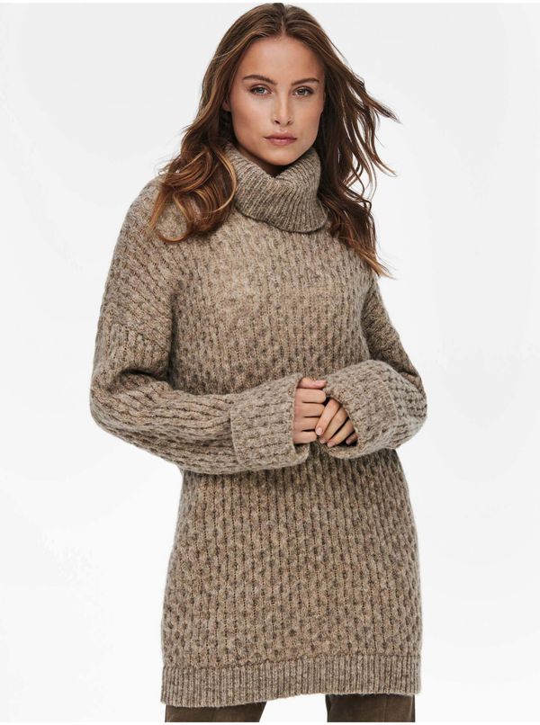 Only Brown sweater dress ONLY Gertrud - Women