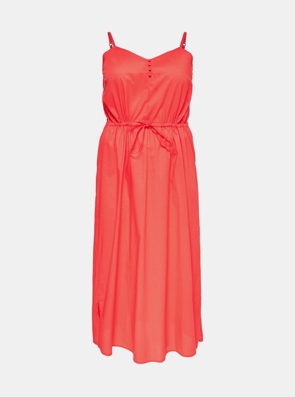Only Coral Maxi Dresses ONLY CARMAKOMA Flower - Women