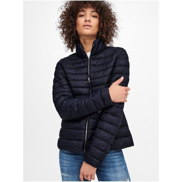 Only Dark Blue Quilted Jacket ONLY Madeline - Women