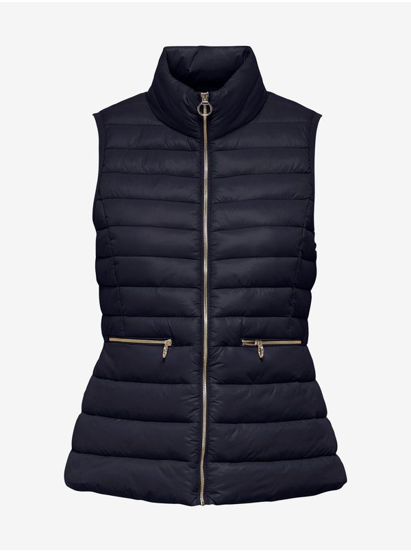 Only Dark blue quilted vest ONLY Madeline - Women