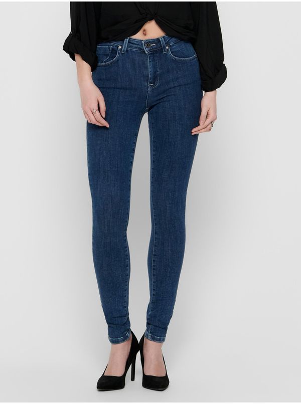 Only Dark Blue Womens Skinny Fit Jeans ONLY - Women