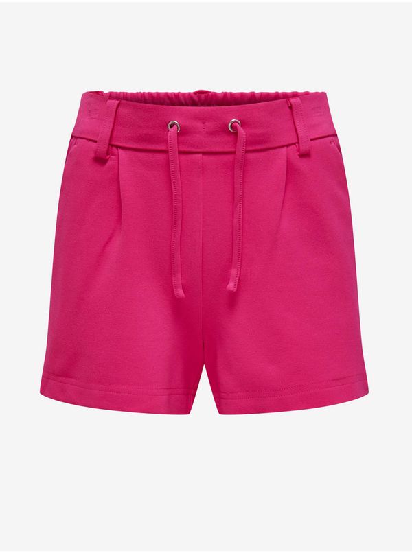 Only Dark pink Girly Shorts ONLY Pop Trash - Girls