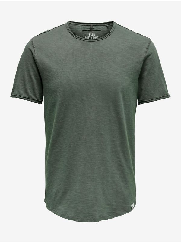 Only Green Brindle Basic T-Shirt ONLY & SONS Benne - Men