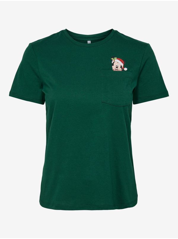 Only Green Women's Christmas T-Shirt ONLY Disney - Women