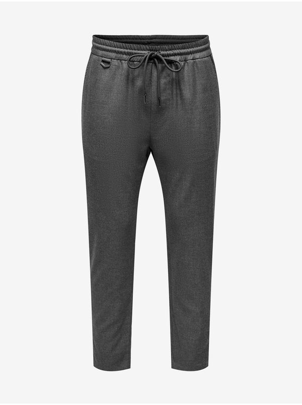Only Grey men's trousers ONLY & SONS Linus - Men