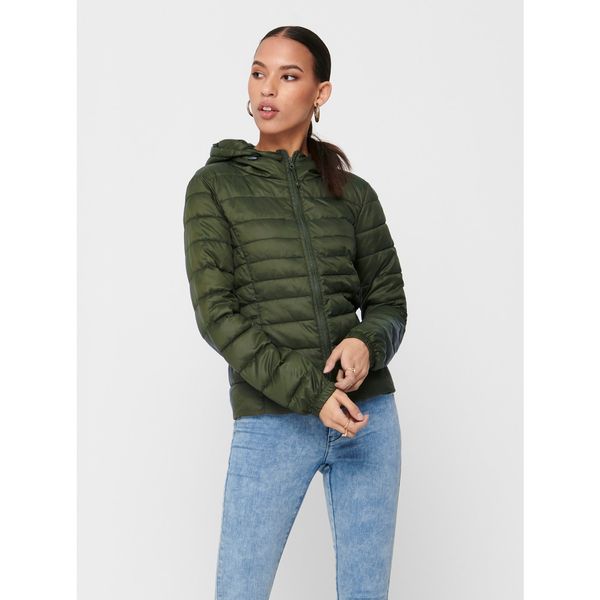 Only Khaki Quilted Jacket ONLY Tahoe - Women