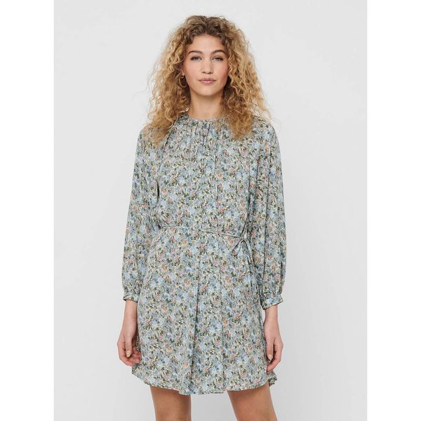 Only Light Blue Floral Loose Dress ONLY Kendall - Women