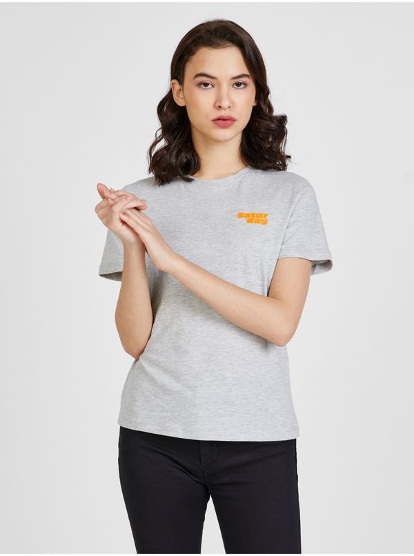 Only Light Grey T-Shirt ONLY Weekday - Women
