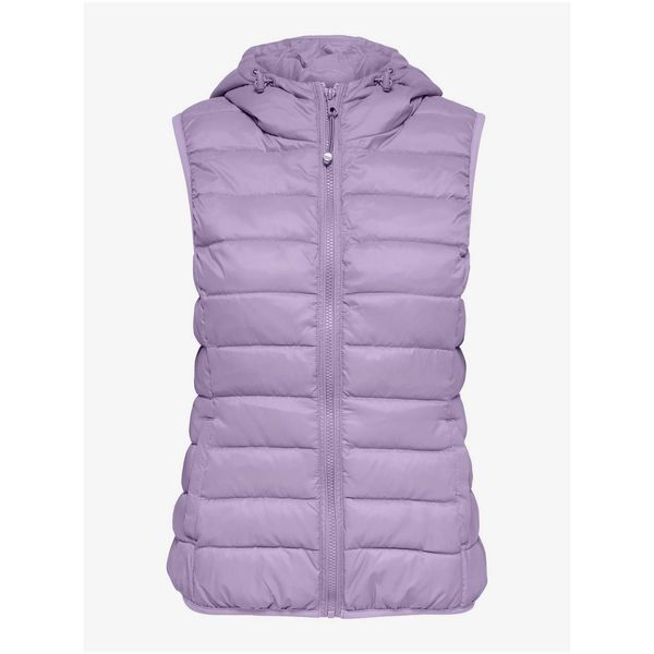 Only Light Purple Women's Quilted Vest ONLY New Tahoe - Ladies
