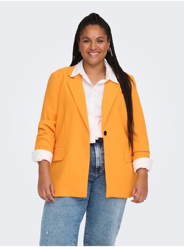 Only Orange ladies jacket ONLY CARMAKOMA Gry - Ladies