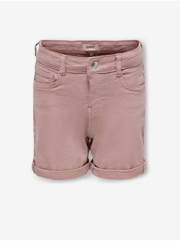 Only Pink Denim Shorts ONLY Phine - Girls