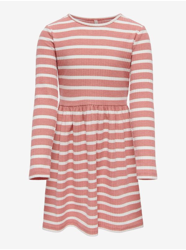 Only Pink Girl Striped Dress ONLY Nella - Girls