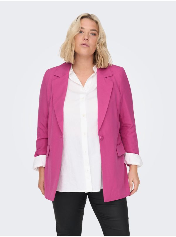 Only Pink ladies jacket ONLY CARMAKOMA Thea - Ladies