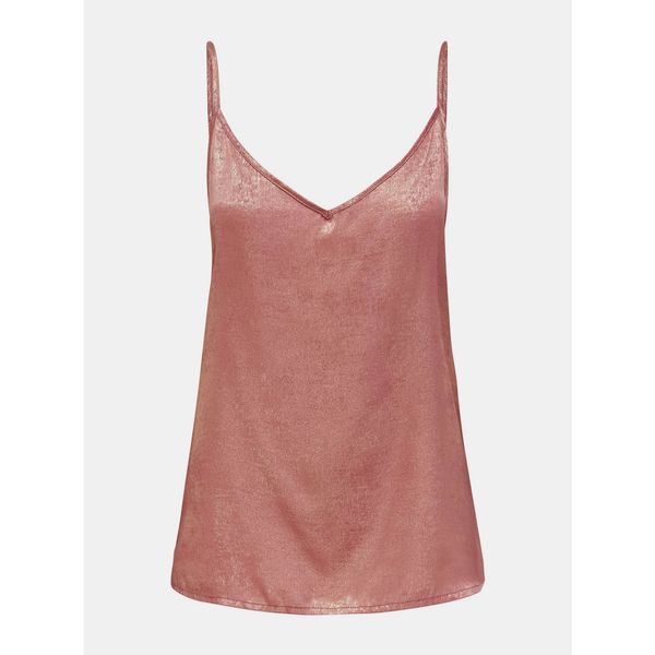 Only Pink Shiny Top ONLY Madi - Women