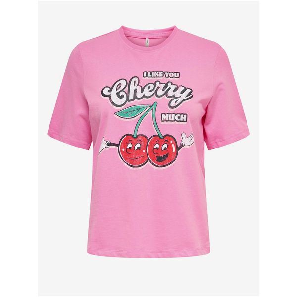 Only Pink T-Shirt ONLY Tessa - Women
