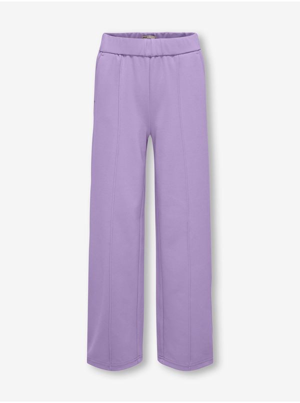 Only Purple Girly Wide Pants ONLY Poptrash - Girls
