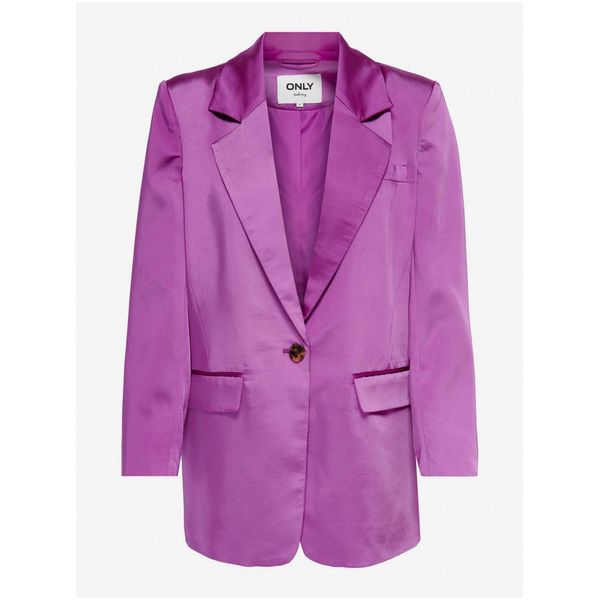 Only Purple Women's Satin Jacket ONLY Lana - Women