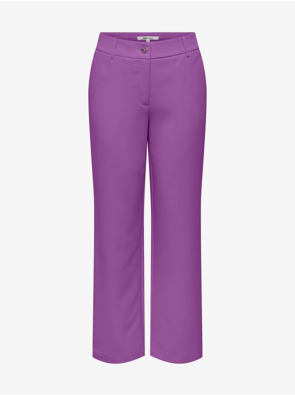 Only Purple Women's Wide Pants ONLY Lana Berry - Women