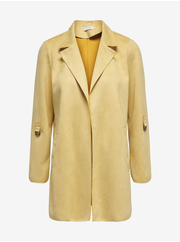 Only Yellow coat in suede finish ONLY Joline - Women