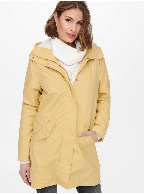 Only Yellow Women's Parka with Hood and Only Sally Finish - Women