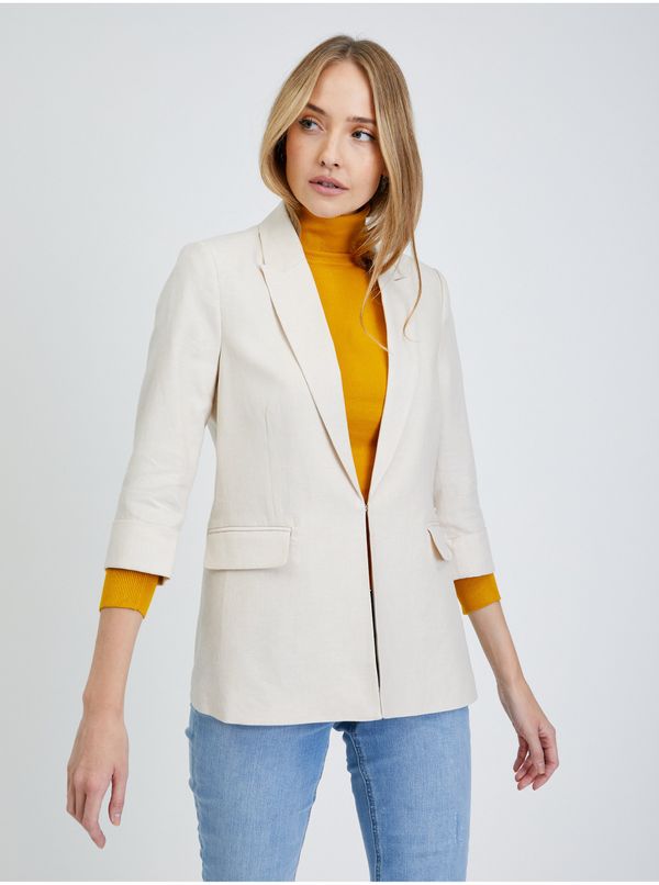 Orsay Beige Linen Jacket ORSAY - Women