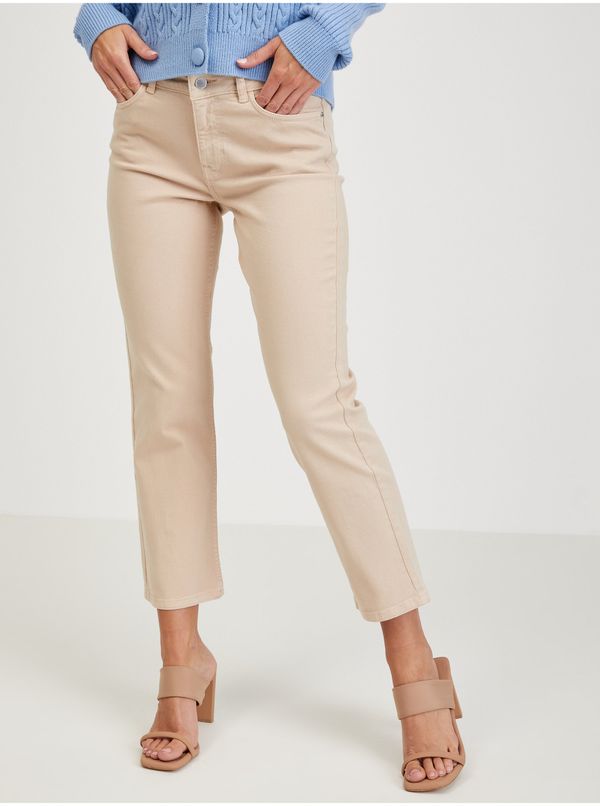 Orsay Beige Women Straight Fit Jeans ORSAY - Women