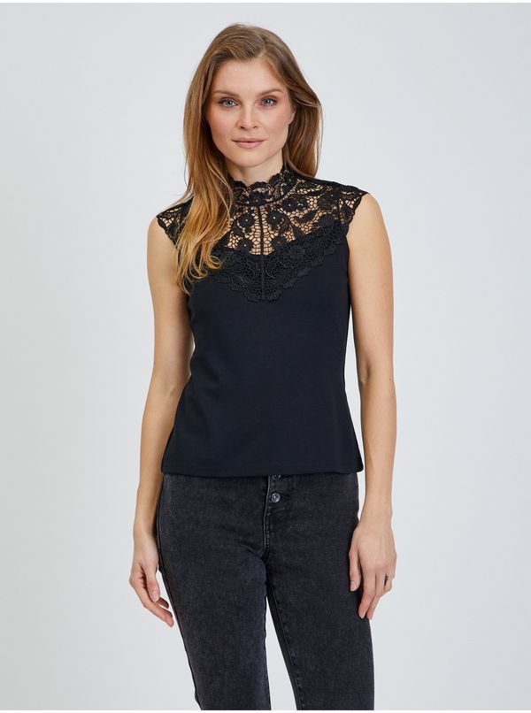 Orsay Black Blouse with Lace ORSAY - Women