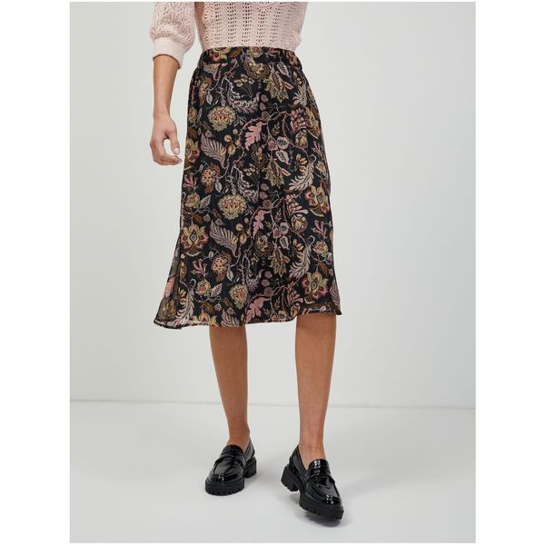 Orsay Black floral skirt ORSAY - Women