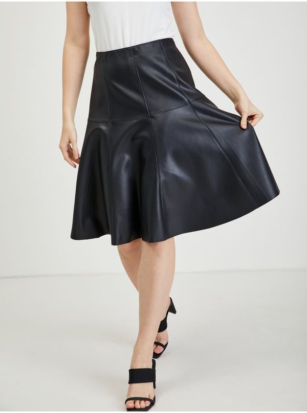 Orsay Black leatherette skirt ORSAY - Ladies