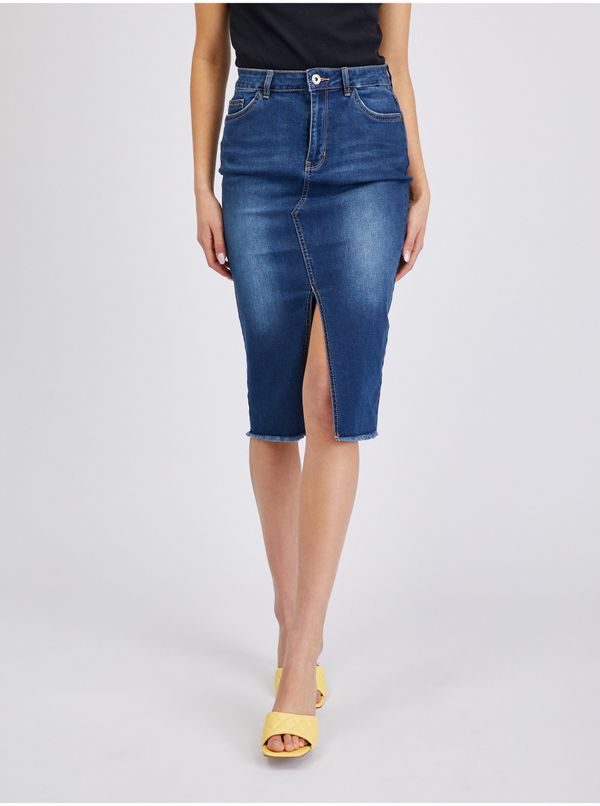 Orsay Blue denim pencil skirt ORSAY - Ladies