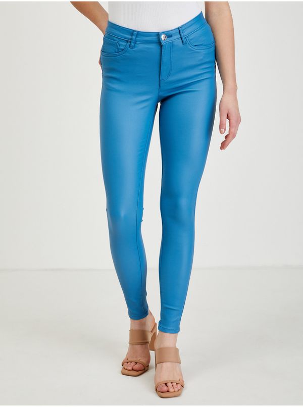 Orsay Blue leatherette pants ORSAY - Ladies