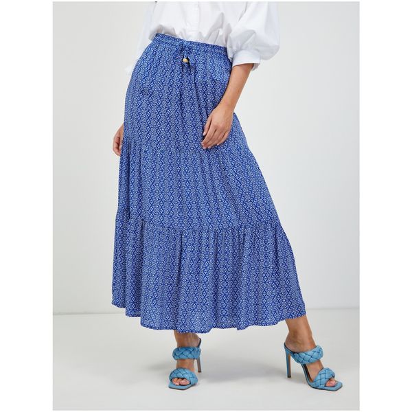 Orsay Blue patterned maxi skirt ORSAY - Women