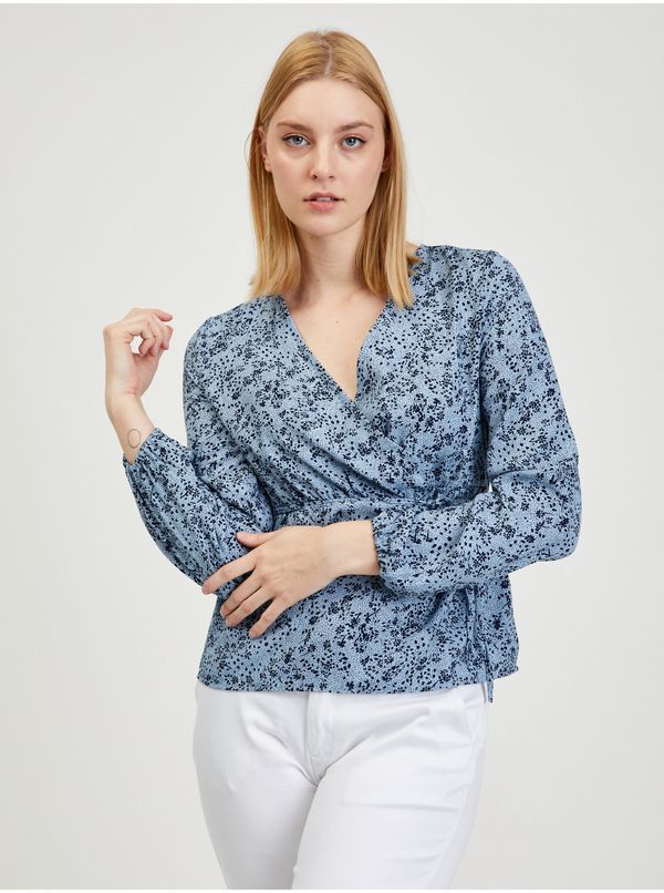Orsay Blue Women's Floral Blouse ORSAY - Ladies
