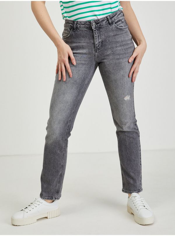 Orsay Grey Womens Straight fit Jeans ORSAY - Women