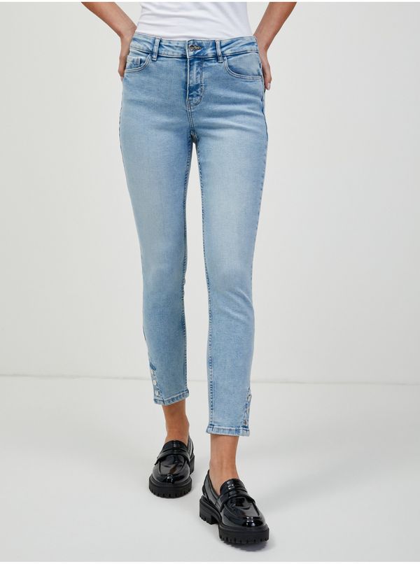 Orsay Light Blue Shortened Skinny Fit Jeans ORSAY - Women