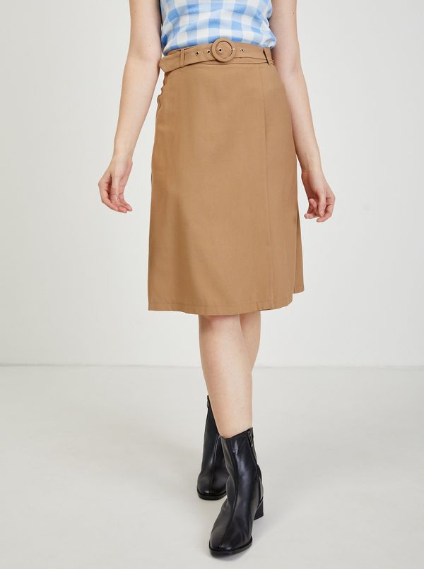 Orsay Light brown women's skirt ORSAY - Ladies