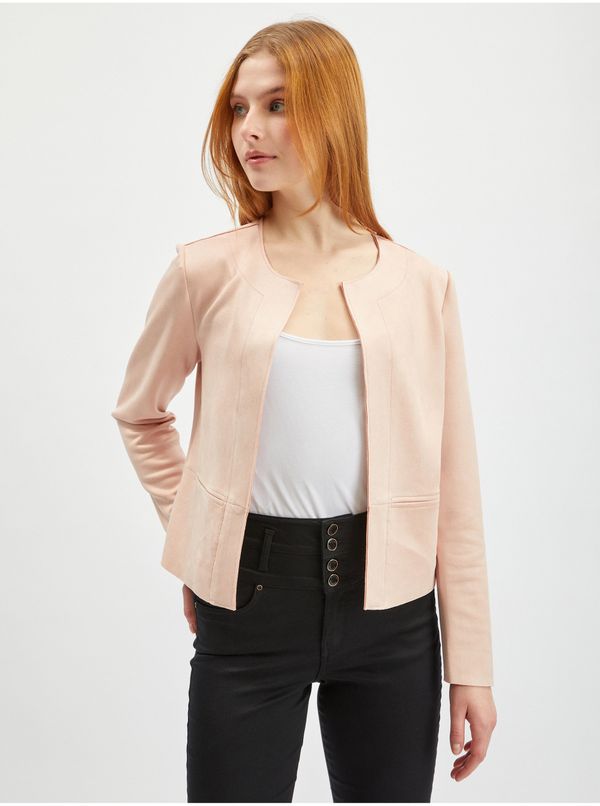 Orsay Orsay Apricot Ladies Suede Jacket - Women