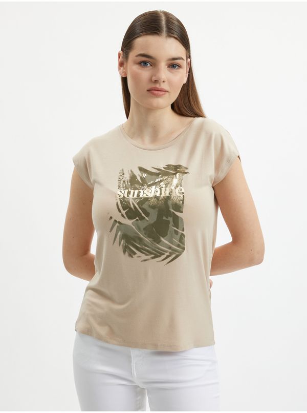 Orsay Orsay Beige Womens T-Shirt - Women