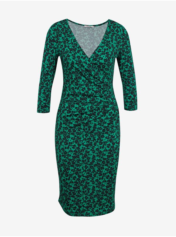 Orsay Orsay Black-Green Women Flowered Dress - Women
