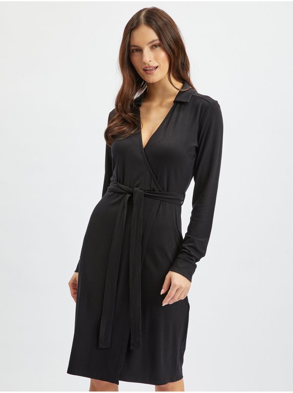 Orsay Orsay Black Ladies Wrap Dress - Women