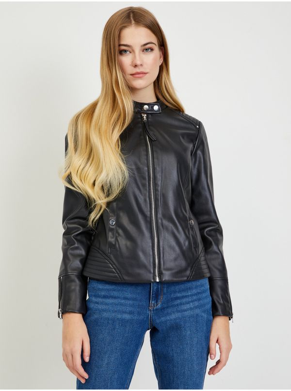Orsay Orsay Black Leatherette Jacket for Women - Women