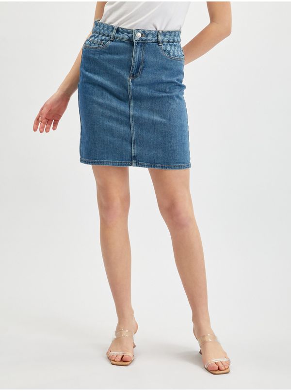 Orsay Orsay Blue Denim Skirt - Women