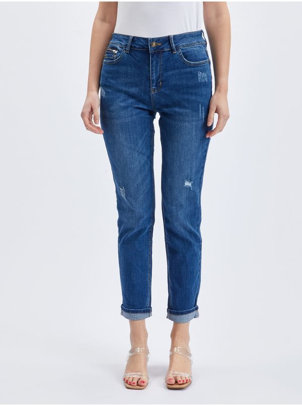 Orsay Orsay Dark Blue Ladies Boyfriend Jeans - Women