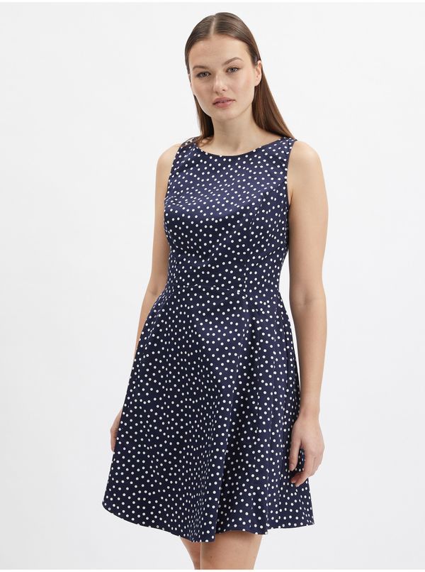 Orsay Orsay Dark blue polka dot dress - Ladies